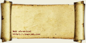 Milijas Fain vizit kartica